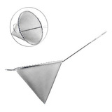 Coador E Funil C Cabo Óleo Inox16 X 16 Cm Cone