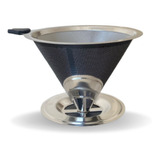 Coador Filtro De Café Aço Inox 103 12 5cm Sem Uso De Papel