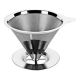 Coador Filtro De Café Aço Inox Sem Uso De Papel 103 Lavável