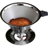 Coador Filtro De Café Aço Inox Sem Uso De Papel 103