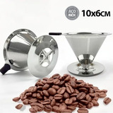 Coador Filtro De Café Aço Inox