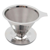 Coador Inox Café Filtro Reutilizável Chá Sem Papel