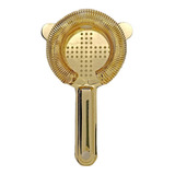 Coador Strainer Cruz 2 Apoios Dourado Profissional Premium
