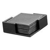 Coasters De Couro Com Suporte De Montanha russa Simples E