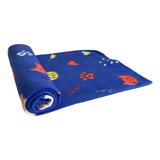 Cobertor Cachorro Manta Pet Gato Soft 100x70 Lavável Cor Azul