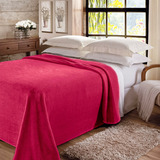 Cobertor Coberta Manta Casal Soft Touch Veluda Antialérgica Cor Vermelho