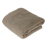 Cobertor Hazime Enxovais Microfibra Casal Cor Camurça De 220cm X 180cm