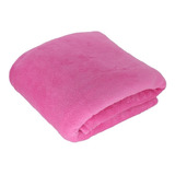 Cobertor Hazime Enxovais Microfibra Cor Rosa chiclete De 220cm X 140cm