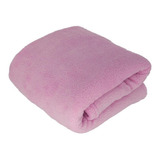 Cobertor Hazime Enxovais Microfibra Cor Rosa claro De 220cm X 140cm