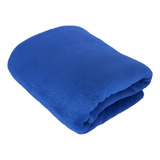Cobertor Hazime Enxovais Microfibra Solteiro Cor Azul jeans De 220cm X 140cm