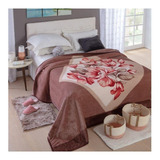 Cobertor Jolitex Ternille Dyuri Cobertor Dupla Face Cor Chocolate Com Design Olimpo De 2 2m X 1 8m