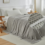 Cobertor King Alaska Dp Face Manta Flannel Super Soft Dove