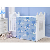 Cobertor Manta Bebe Menino Azul Flannel Macio Urso Etruria