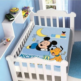 Cobertor Menino Infantil Antialérgico Disney Baby Mickey Cor Mickey E Pluto Sonhando