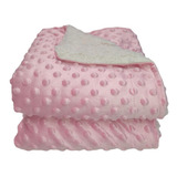 Cobertor Para Bebê Manta Pipoquinha Com Sherpa 1 50x1 Metro