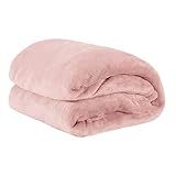 Cobertor Queen Manta Microfibra Fleece 01 Peça Toque Aveludado Rosa