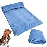 Cobertor Quentinho Manta Para Cachorro E Gato- Soft Fleece Confortável- Tam 100cm X 80cm -Azul Céu-