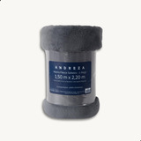 Cobertor Solteiro Fleece Microfibra Liso Andreza Desenho Do Tecido Lisa
