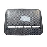 Cobertura De Ventilação Do Capô Scoop Cobertura De Ventilação Do Capô Turbo Entrada Decorativa De Fluxo De Ar Do Carro Para Modificação Do Carro Padrão De Fibra De Carbono