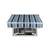 Cobertura Superior Retrátil Da Substituição Do Toldo Da Máscara De Sol Tela Impermeável Exterior Do Poliéster Do Dossel 280g Para A Plataforma Do Pátio Da Porta Da Janela Size 2x1 5m 