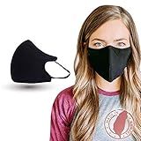 Cobre Ion Infundido Máscara 6 Camada Por Shero Preto M L Confortável Tampa De Protecção Da Cara Reutilizáveis Lavável Orelha Ajustável Loop Resistência A Fluidos Feitos Em Taiwan Desenho Distribuída Nos EUA