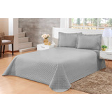Cobre leito Gigante Super King 3 50 X 2 90 Colcha 03 Peças