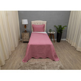 Cobre Leito Solteiro Colcha Infantil Microfibra 2 Peças Luxo Cor Cobre Leito Versalhes Rosa Kit Colcha Cama Box