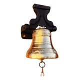 Cobre Lux Sino De Fazenda 1 5 Kg Em Liga De Bronze Com Suporte Em Ferro