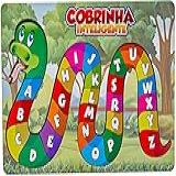 Cobrinha Inteligente Alfabeto - Madeira - Colorido - 83522 - Maninho Artesanatos