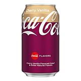 Coca Cola Cherry Vanilla Lata 355ml Refrigerante Importado