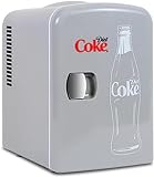 Coca Cola Diet Coke Portátil 6 Latas Termoelétrico Mini Geladeira Térmica Refrigerador Aquecedor Capacidade De 4 Litros 4 2 Litros 12 V CC 110 V AC Incluída Ótima Para Casa Carro Cuidados Com A Pele Cosméticos Medicamentos Certificação ETL