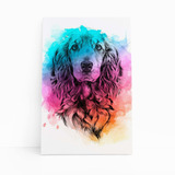 Cocker Spaniel Inglês Cão Aquarela Quadro