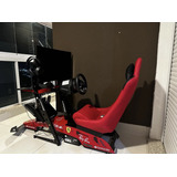 Cockpit Simulador Kfire Com Suporte Para Tv monitor