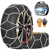 Coco Bird Correntes Para Neve Corrente Para Pneus Antiderrapante De Aço De Alto Carbono E Resistente Ao Desgaste Para Carros De Passageiros Picapes E Suvs Conjunto De 2 Kn100 