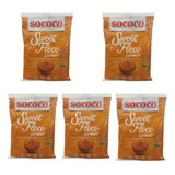 Coco Ralado Queimado Sweet Floco Kit Com 5 Unidades De 100g