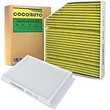 COCOAUTO Kit De Filtro De Ar De Cabine Para Mercedes GLC300 2017 2020 2015 2023 C300 C400 GLC350e GLC43 E350 2018 2023 E300 E400 C450 C43 C63 GLCLC 43 E53 E63 AMG Modelos Selecionados Substituem