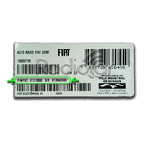 Code Codigo Radio Fiat Oem Uno