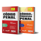 Código Penal Código De Processo Penal 2024 Legislação Seca Livro Brochura Kit 2 Livros 
