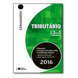 Codigos 3 Em 1 Conjugados Tributario Processo Civil E Constituicao Federal De Vários Editora Saraiva Capa Mole Em Português 2016