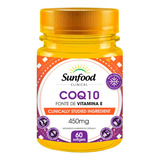 Coenzima K10 Ubiquinona 450mg Com Vitamina