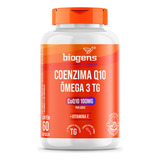 Coenzima Q10 100mg   Ômega 3 Tg   Vitamina E  60 Cápsulas  Biogens