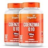 Coenzima Q10 200mg Com Vitamina E 10mg Alta Concentração Bigens 60 Cápsulas Kit 2 
