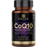 Coenzima Q10 Coq10 C  Ômega 3 Tg   Vit E Essential Nutrition