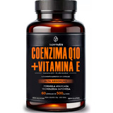 Coenzima Q10 Vitamina E 500mg Fórmula Avançada Com Tecnologia Japonesa E Absorção Máxima 60 Cápsulas