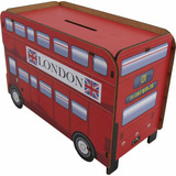 Cofre Cofrinho Porta Moedas Onibus London