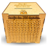 Cofre Desafio 31 Mil Reais Poupar Em Familia Viajar Wood Box