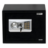 Cofre Eletrônico Digital 30cm Com Prateleira 2 Chaves E30db Cor Preto