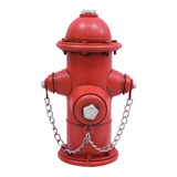 Cofre Hidrante Vermelho Miniatura 24cm Estilo