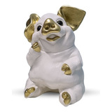 Cofre Porquinho Grande Em Gesso Porta Moeda Linda Decoração