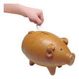 Cofre Porquinho Para Guardar Dinheiro Cofrinho De Barro Coin